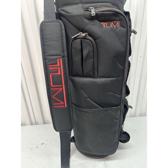 TUMI RARE GEN 4 Ballistic Nylon Golf Bag Black Deluxe 22186D4 VERY GOOD - Picture 2 of 10